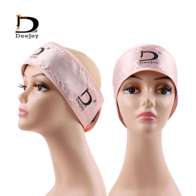 China Make Up Custom Head Wrap Silk Headband Night Head Band Makeup Accessories Spa Headband Satin Silk Head Band for sale