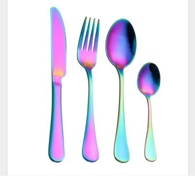 China SS304 Flatware Sets Dinner Spoons Forks And Knife Stainless Steel Cutlery Sets For Wedding Restaurant Hotel for sale