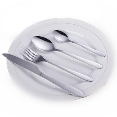 China Sustainable 24pcs Stainless Steel Cutlery Set With Wire Holder And Color Box for sale