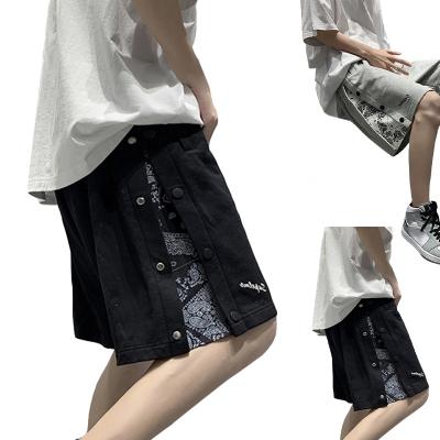 China Anti-Wrinkle 2022 New Arrivals Knee Length Relaxed Cargo Fit Shorts For Men Hip Hop Shorts Polyester Shorts Mens for sale