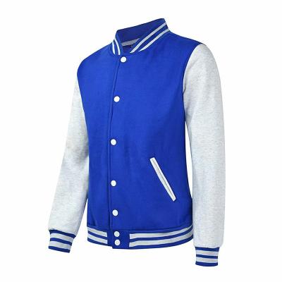 China New Arrivals QUICK DRY 2022 Patchwork Spring Fashion Plain Long Sleeve College Jacket Custom Letterman Jacket Men for sale