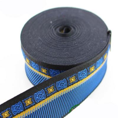 China Polyester Edge Sewing Mattress Material Tape / Mattress Edge Tape / Dark Edging Tape for sale