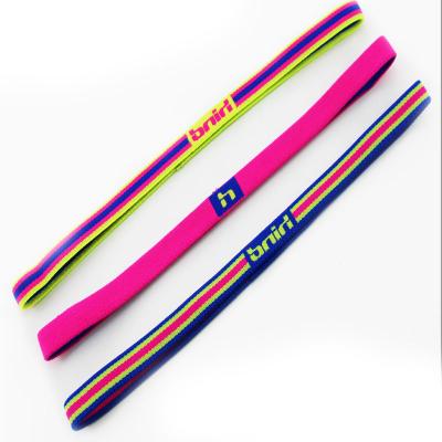 China Elastic Thin Headband Sports Workout Headbands, Non Slip Sweatband and Mini Silicone Grip Sweat Band for sale