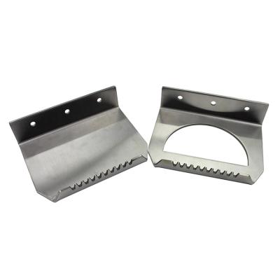 China Contemporary Custom Logo Stainless Steel Hand Free Foot Gate Opener With Box Packing for sale