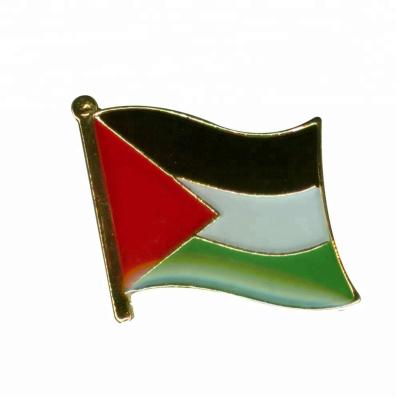 China Palestine Europe Country Flag Lapel Pin for sale