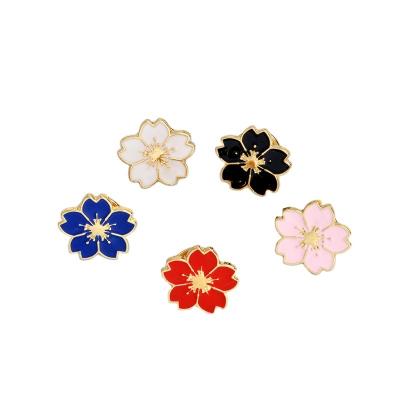 China Custom Europe Logo Lapel Pin Badge Hat Pins Manufacturing Flower Pin Anime Cute Hard Enamel for sale