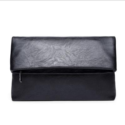 China Low price hot high quality custom made leather handbag sales men's casual clutch bag for sale