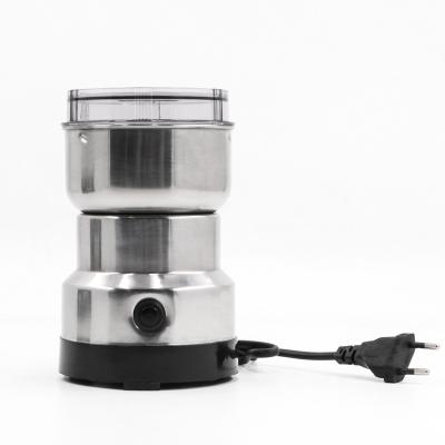 China Multifunctional Coffee Bean Electric Hotel Kitchen Food Spice Grinder with Small Stainless Steel Body for sale