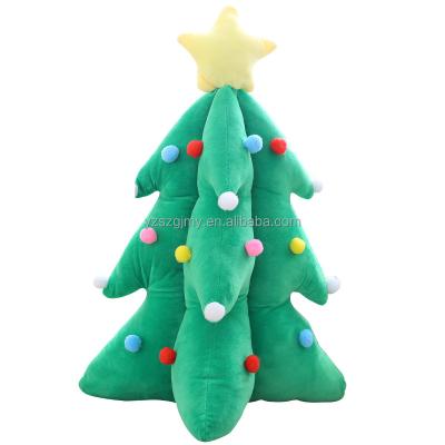 China Promotion Plush Christmas Tree Hug Pillow Stuffed Christmas Gift Wholesale for sale