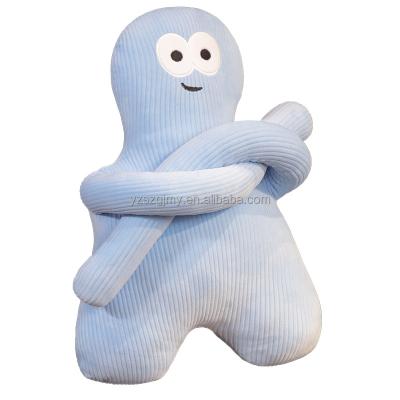 China Wholesale Soft Comfortable Custom Logo Plush Body Shape Design Body Plush Humanoid Feasible Tile for sale