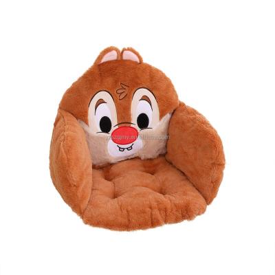 China Anti-pilling Animal Cushion Pillow Stuffed Fox Indoor Floor Sofa Teddy Bear Cub Chair Protection Home Decor for sale