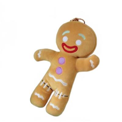 China Wholesale Polyester Christmas Decoration Cookies Kits New Cute Gingerbread Man Plush Toy for sale