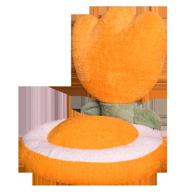 China Cozy IN STOCK OEM Wholesale Sun Plush Toy 3D Daisy Tulip Cushion Soft High Quality Bay Window Flower Stuffed Pillow for sale