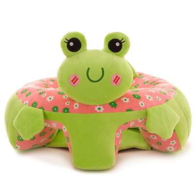 China Soft And Comfortable Design Plush Animal Baby Sitting Sofa/Learn Baby Sitting Animal Sofa For Parent Feeding/Plush Baby Animal Sofa for sale