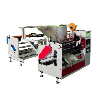 China Factory Auto Sell Various Sizes PE Film Pre-Recorded Film Rewind Masking Machine for sale