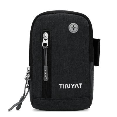 China Shockproof Discounted Black Nylon Arm Bag With Earphone Port Made In China for sale