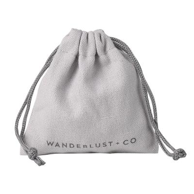 China Easy To Carry Repeated Use Canvas Cotton Drawstring Bag Organic Cotton Bags Drawstring Bag for sale