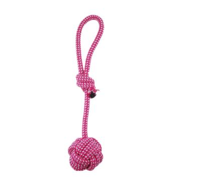 China Stocked Wholesale Custom Manufacturer Logo Dog Toys Bite Durable Resistance Rope Ball Set for sale