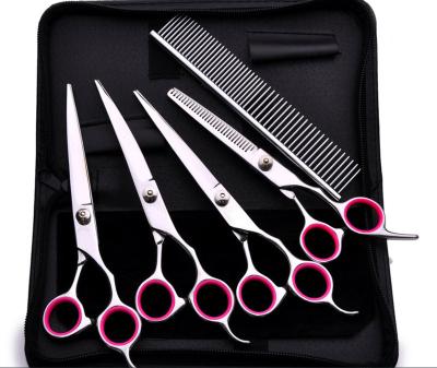 China Viable High Quality Professional Scissors Stainless Steel Dog And Cat Hair Thinning Shears For Grooming for sale