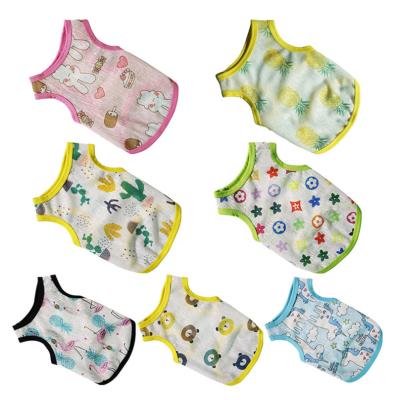 China Spring Summer Wholesale Cute Stocked Pet Clothing Dress Dog Vest for sale