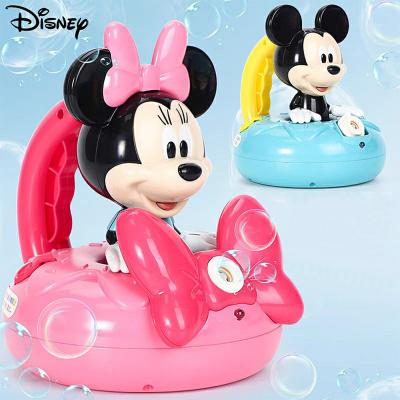 China Plastic Home to colorful lightweight disny mouse toys mickey princess inquiry price donut bubble toys automatic bubble gun for sale