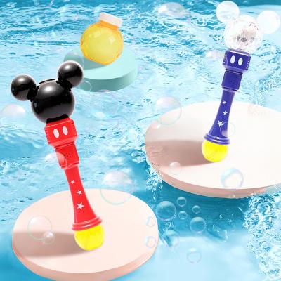 China Factory Price Plastic Manufacturer Supplier Disney Kids Recycling Catheter Safe Non-Toxic Formula Electric Bubble Wand for sale