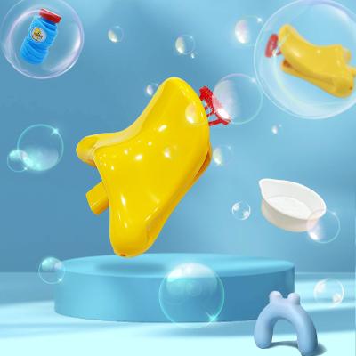 China Ourdoor Toy Newest Product Safe Formula Rich Bubbles Easy To Use Masker Bubble Duck Long Time Loss Bass Blowing Toys for sale