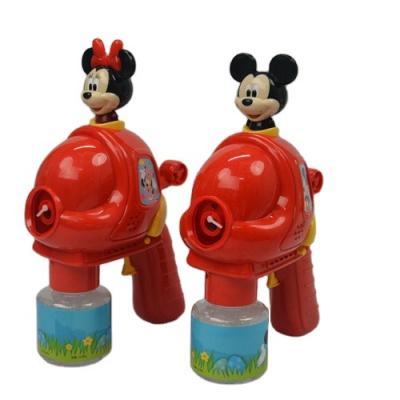 China Plastic Mickey And Minnie Mouse Electric Bubble Gun For Kids for sale