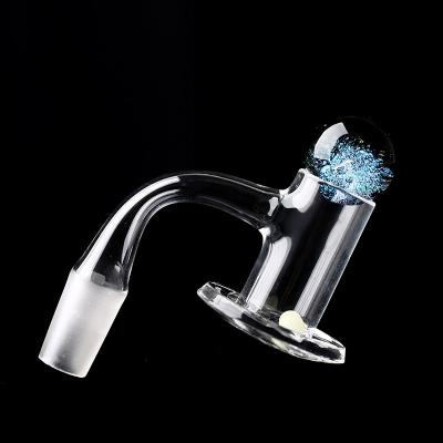 China Full Weld Contemporary Smoking Pipe OD20mm Beveled Edge Quartz Top Mixer Sausage Set Nails With 1pc Star Ball 2 Terp Glass Slurper Beads for sale