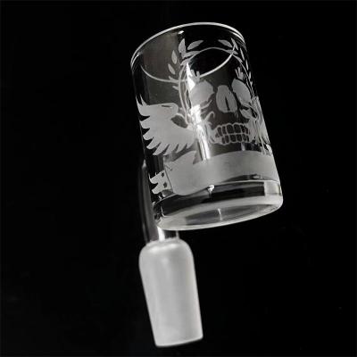 China 100% real quartz customized logo new style quartz smoking accessories 10mm sausage smoking nail for sale