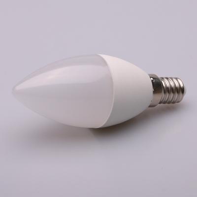 China C37 PVC Candle Shaped Led Bulb Housing 5W IC Type Well Led Light for sale