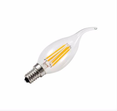 China Indoor C35T COB Uninsulated Constant Current Driver 120V 230V 2W 4W 5W E14 LED Filament Light Bulb for sale