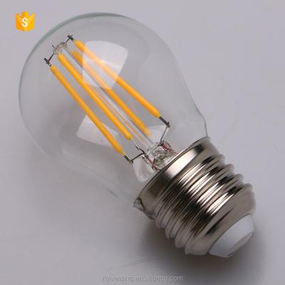 China PC Zero Emission G45 UV Filament Led Lamp 3000K Soft White for sale