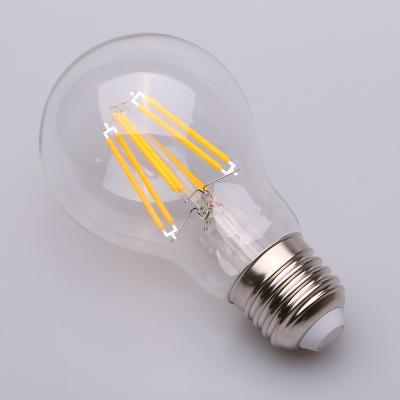 China 6W A60 Residential Lamp Led Filament Bulb , Dimmable AC120V Led Light for sale