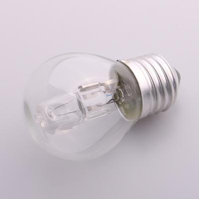 China 28W ECO Halogen Glass Bulb Lamp G45 E14 E27 Energy Saving Light Bulb for sale