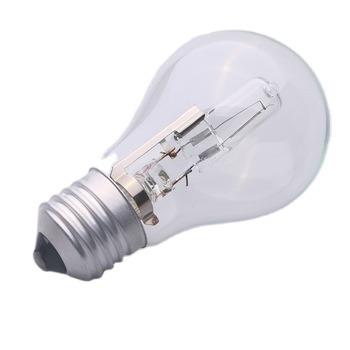 China Glass Halogen Bulbs A19/A6 A55 E27 B22 220-240V 1000h 18w 28w 42w 53w 70w 100w for sale