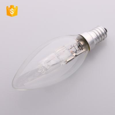 China Halogen glass lamp C35 E14 energy saving 220V 230V 240V 18W 28W 42W 52W 70W for sale