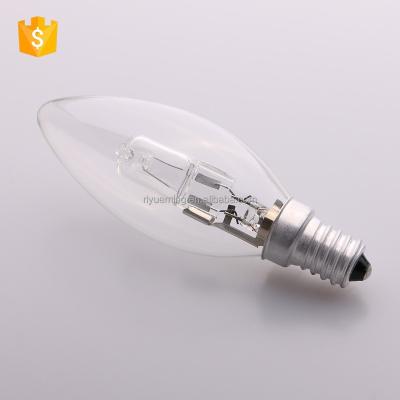 China New C35 Glass Bulb Candle Halogen Energy Saving Lamp for sale