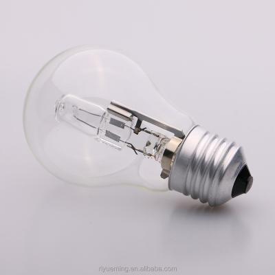 China Edison Light Bulb A55 A60 E27 Classic Halogen Glass Lamp for sale