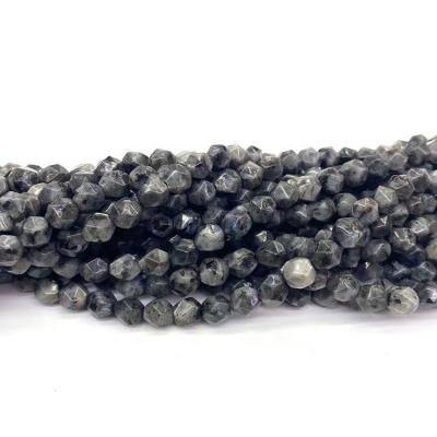 China High Quality Black Instant Stone Gemstone 8mm Faceted Natural Stone Beads For Jewelry Making for sale