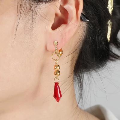 China Anime Genshin TRENDY Tartaglia Impact The Same Style Eardrops Cosplay Cartoon Figure Ear Stud Ladies Shape Jewelry Earrings for sale