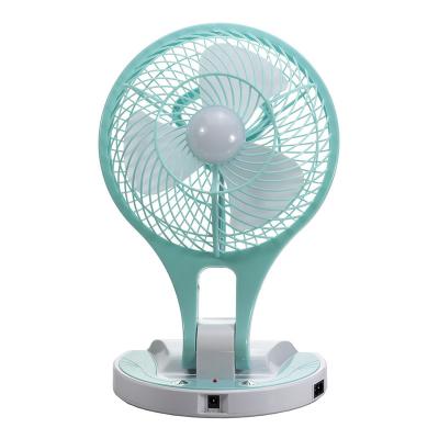 China 6 Inch 2200mA Outdoor Battery Fans Rechargeable Portable Emergency Stand Desk Fan for sale