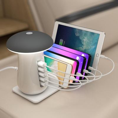 China Mobile Phone 5 USB Public Sharing Quickly For iPhone Smartphone Phone Charging Stand for sale