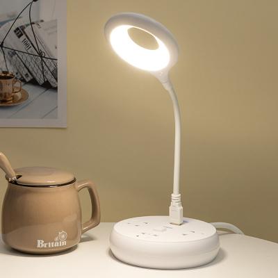 China Modern Portable USB Charging Reading LED Desk Light in Flexible Study Table Lamp for Computer and Power Bank for sale