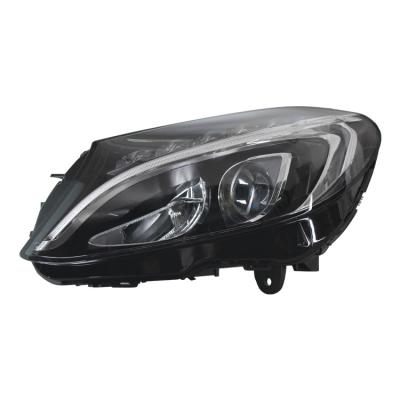 China Lighting Original Full Warning Assembly Car Front Led Headlamp Headlights Plastic Parts For Mercedes-Benz W205 C-Class 2015-2021 for sale