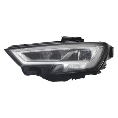 China Full Palstic Assembly Factory Plastic Car Parts Front Headlamp Lights Laser Led Headlight For Audi A3 2017 2018 2019 2020 for sale