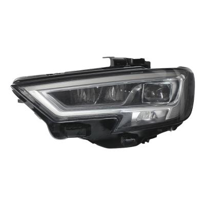 China Full Plastic Palstic Assembly 12V 24V Auto Parts Front Light Headlamp Laser Led Headlight For Audi A3 2017 2018 2019 2020 for sale