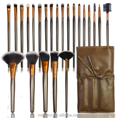 China Angular Blush Wholesale Private Label Make Up Brushes 23 Piece Professional Makeup Brush Set With Cosmetic Bag for sale