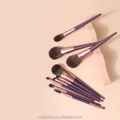 China Angular Blush Wholesale Synthetic Vegan Matte Makeup Brush Set Factory Supply Makeup Set Brush Hair for sale