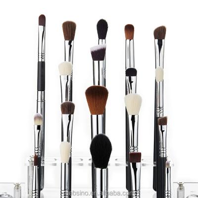 China Angular Blush Wholesale Cosmetic Eye Makeup Brushes Professional 19 Piece Brush Set for sale